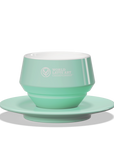 1 x Tazza latte con piattino Maniko - WLAC Copenhagen 2024 Tazza Ufficiale