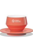1 x Tazza latte con piattino Maniko - WLAC Copenhagen 2024 Tazza Ufficiale