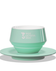 1 x Tazza latte con piattino Maniko - WLAC Ginevra 2025 Tazza Ufficiale