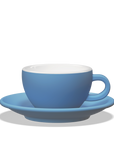 1 x Tazza latte 260cc con piattino Tulipano