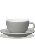 1 x Tazza latte 300cc con piattino Tulipano