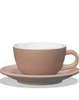 1 x Tazza latte 300cc con piattino Tulipano