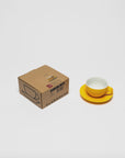 1 x Tazza latte 300cc con piattino Tulipano