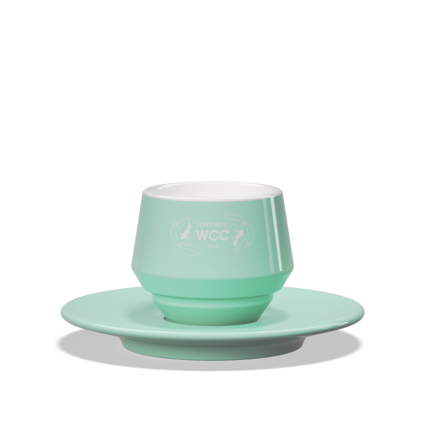 1 x Double Coffee Cup with Saucer Maniko - WLAC Copenhagen