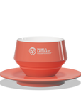 1 x Maniko milk cup with saucer - WLAC San Diego 2026 Official Mug